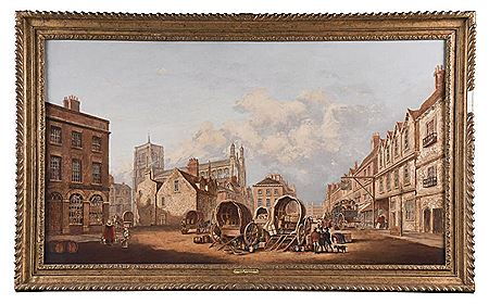 The Haymarket, Norwich, with a view of St Peter Mancroft Church