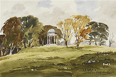 View of the Temple at Sheringham Park, Norfolk