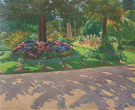 Jardín de Villa del Paseo del Molino by Domingo L Bazzurro - Auction record, sale price, and art valuation. Compare with similar artists and explore comparable artworks.