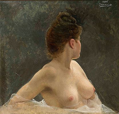 Sample artwork by Pierre Bonnaud (1865 - 1930), known for nude figure and orientalist painting, academic style - View similar artists and auction records