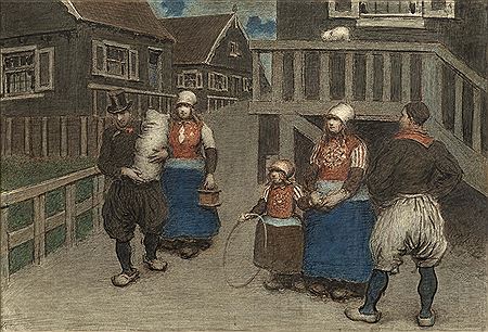 Sample artwork by Xavier Mellery (1845 - 1921), known for landscape, portrait, interior painting - View similar artists and auction records