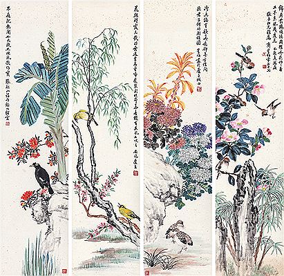 BIRDS AND FLOWERS (4)