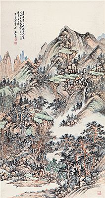 Tranquil Forest and Spring by Qinmu Wu - Auction record, sale price, and art valuation. Compare with similar artists and explore comparable artworks.