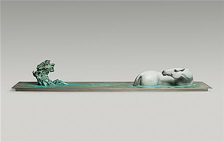 Horse and Rockery Stone by Yun Cao - Auction record, sale price, and art valuation. Compare with similar artists and explore comparable artworks.