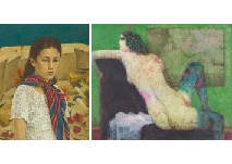 Sample artwork by Tei Yamamoto (20th century), known for painting - View similar artists and auction records