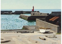 Noon at Fishing Port