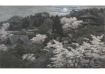 Spring dusk at Taima Temple