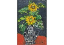 Sunflowers with Picasso's Pot