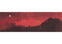 Mountain and the moon