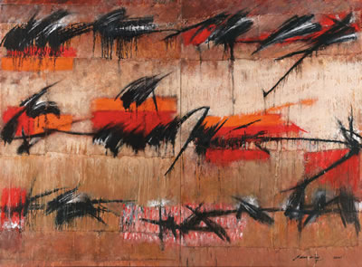 Abstraction--diptych by Wei Letang - Auction record, sale price, and art valuation. Compare with similar artists and explore comparable artworks.