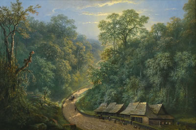 Mail Station at the Bottom of Mount Megamendung