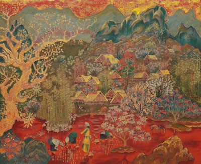 Paysage du Tonkin (Tonkinese Landscape) (2)