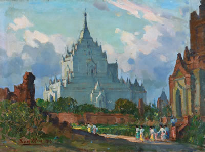 White Temple in Bagan