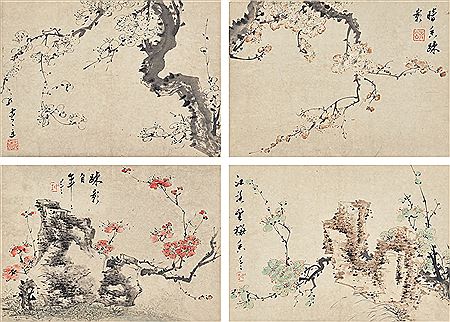 Sample artwork by Zhu Angzhi (1764 - after 1841), known for scroll painting - View similar artists and auction records