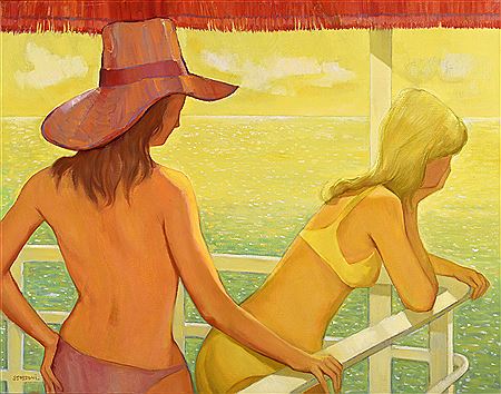 Baigneuses au balcon, 1989