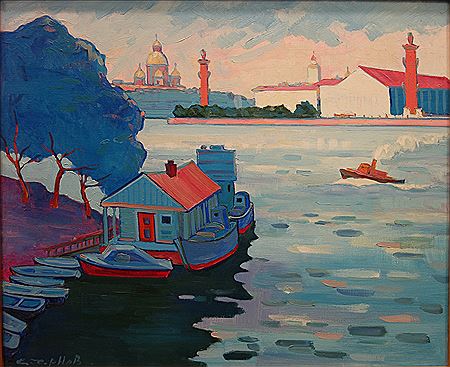 "Quai à Saint Petersbourg"