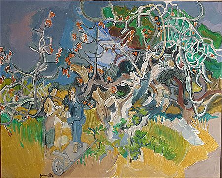 La famille au pied de l'arbre