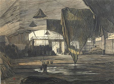 Intérieur de hangar