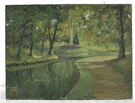 A Landscape - Forest with Stream