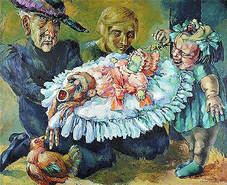 Sample artwork by Carmo Moura Nunes (1937 - 2005), known for painting - View similar artists and auction records