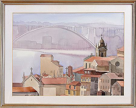 A View of Oporto by Antonio Joaquim - Auction record, sale price, and art valuation. Compare with similar artists and explore comparable artworks.