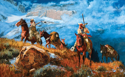 Men to Match the Rockies by John R Phelps - Auction record, sale price, and art valuation. Compare with similar artists and explore comparable artworks.