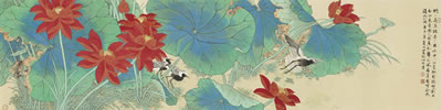 Lotus and Birds