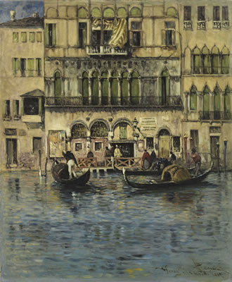 The Grand Canal by Francesco Lord Mancini - Auction record, sale price, and art valuation. Compare with similar artists and explore comparable artworks.