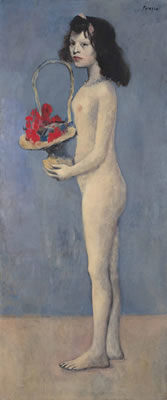 Fillette à la corbeille fleurie (Estimate on request)