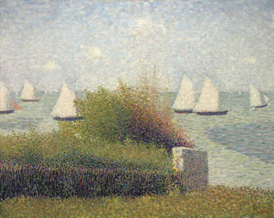 La rade de Grandcamp (Le port de Grandcamp) (Estimate on request) by Georges Seurat - Auction record, sale price, and art valuation. Compare with similar artists and explore comparable artworks.