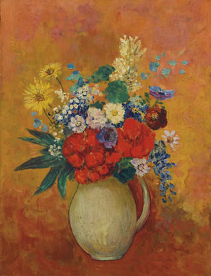 Sample artwork by Odilon Redon (1840 - 1916), known for symbolism, charcoal drawing, religious painting - View similar artists and auction records