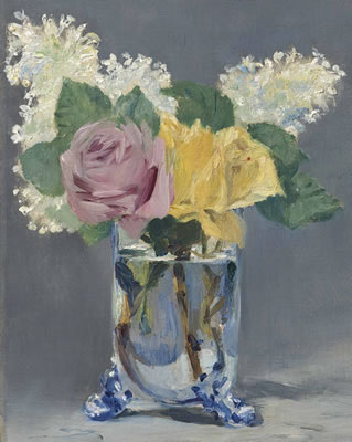 Lilas et roses