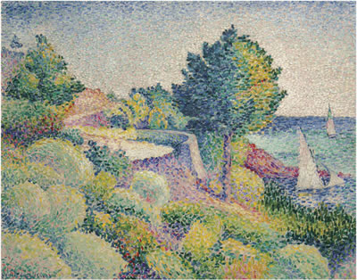 Route du Lavandou vers Saint-Clair