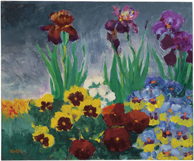 Iris und Stiefmütterchen