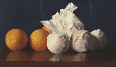 Wrapped Oranges by William McCloskey - Auction record, sale price, and art valuation. Compare with similar artists and explore comparable artworks.