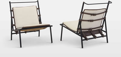 A PAIR OF LOUNGE CHAIRS, CIRCA 1950