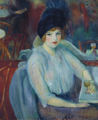 Café Lafayette (Portrait of Kay Laurell)