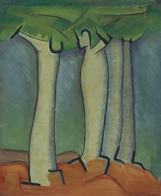 Trees on Red Rocks