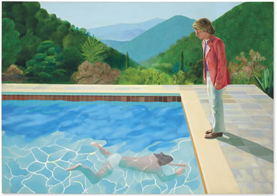Portrait of an Artist (Pool with Two Figures)