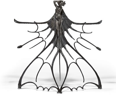 A RARE AND IMPORTANT ‘FEMME AILÉE’ SCULPTURE, 1900