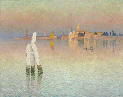 Vue sur Murano, lueur du couchant