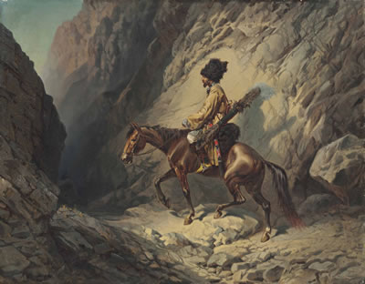 Caucasian rider
