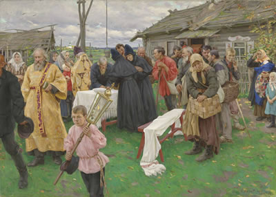 Country gathering by Nikolai Vasilievich Kharitonov - Auction record, sale price, and art valuation. Compare with similar artists and explore comparable artworks.