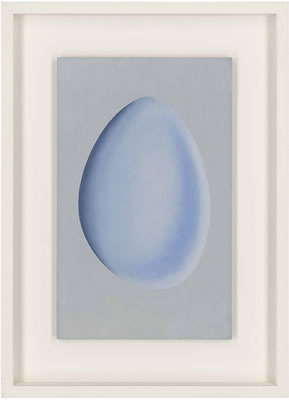Blue Oval by John Wells - Auction record, sale price, and art valuation. Compare with similar artists and explore comparable artworks.