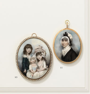 The three Robinson children, grandchildren of Lord Clive: William Henry Robinson (1783/84-1826), Charlotte Robinson (1784-1813) and Harriet Robinson (1787-1820)