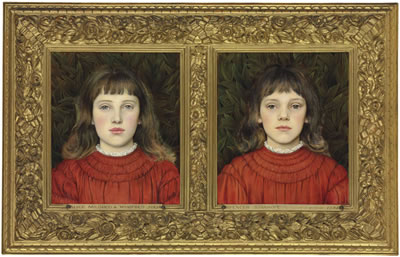 Portraits of Alice Mildred and Winifred Julia Spencer Stanhope
