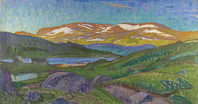 Landskap från Gjendesheim