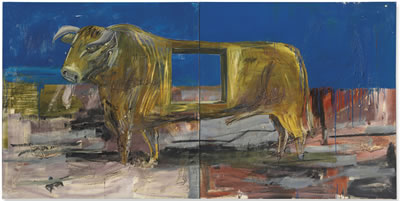Stier mit loch (Bull with hole) (In two parts)