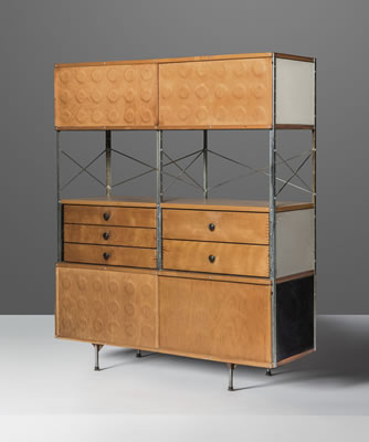 An 'Eames Storage Unit', model no. 426-C, circa 1952 by Charles & Ray Eames - Auction record, sale price, and art valuation. Compare with similar artists and explore comparable artworks.
