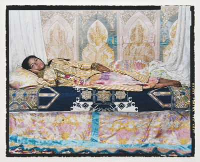 Harem Revisited #33 by Lalla Essaydi - Auction record, sale price, and art valuation. Compare with similar artists and explore comparable artworks.